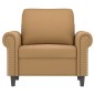vidaXL Sessel Braun 60 cm Samt vidaXL Sessel Braun 60 cm Samt