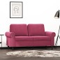 vidaXL 2-Sitzer-Sofa Weinrot 120 cm Samt vidaXL 2-Sitzer-Sofa Weinrot 120 cm Samt