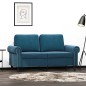 vidaXL 2-Sitzer-Sofa Blau 120 cm Samt vidaXL 2-Sitzer-Sofa Blau 120 cm Samt