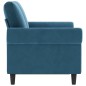 vidaXL 2-Sitzer-Sofa Blau 120 cm Samt vidaXL 2-Sitzer-Sofa Blau 120 cm Samt