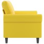 vidaXL 2-Sitzer-Sofa Gelb 140 cm Samt vidaXL 2-Sitzer-Sofa Gelb 140 cm Samt