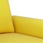 vidaXL 2-Sitzer-Sofa Gelb 140 cm Samt vidaXL 2-Sitzer-Sofa Gelb 140 cm Samt