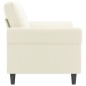 vidaXL 2-Sitzer-Sofa Creme 140 cm Samt vidaXL 2-Sitzer-Sofa Creme 140 cm Samt