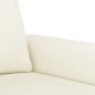 vidaXL 2-Sitzer-Sofa Creme 140 cm Samt vidaXL 2-Sitzer-Sofa Creme 140 cm Samt