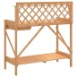 vidaXL Pflanztisch mit Rankgitter Braun Massivholz Tanne vidaXL Pflanztisch mit Rankgitter Braun Massivholz Tanne