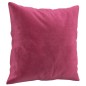 vidaXL 2-Sitzer-Sofa mit Zierkissen Weinrot 120 cm Samt vidaXL 2-Sitzer-Sofa mit Zierkissen Weinrot 120 cm Samt