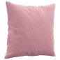vidaXL 2-tlg. Sofagarnitur mit Kissen Rosa Samt vidaXL 2-tlg. Sofagarnitur mit Kissen Rosa Samt