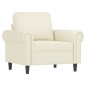 vidaXL Sessel Creme 60 cm Samt vidaXL Sessel Creme 60 cm Samt