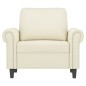 vidaXL Sessel Creme 60 cm Samt vidaXL Sessel Creme 60 cm Samt