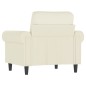 vidaXL Sessel Creme 60 cm Samt vidaXL Sessel Creme 60 cm Samt