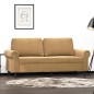 vidaXL 2-Sitzer-Sofa Braun 140 cm Samt vidaXL 2-Sitzer-Sofa Braun 140 cm Samt
