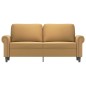 vidaXL 2-Sitzer-Sofa Braun 140 cm Samt vidaXL 2-Sitzer-Sofa Braun 140 cm Samt