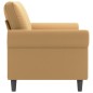 vidaXL 2-Sitzer-Sofa Braun 140 cm Samt vidaXL 2-Sitzer-Sofa Braun 140 cm Samt