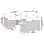 vidaXL 9-tlg. Garten-Sofagarnitur mit Kissen Beige Poly Rattan vidaXL 9-tlg. Garten-Sofagarnitur mit Kissen Beige Poly Rattan