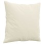 vidaXL 2-Sitzer-Sofa mit Zierkissen Creme 120 cm Samt vidaXL 2-Sitzer-Sofa mit Zierkissen Creme 120 cm Samt
