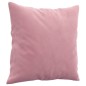 vidaXL 2-Sitzer-Sofa mit Zierkissen Rosa 140 cm Samt vidaXL 2-Sitzer-Sofa mit Zierkissen Rosa 140 cm Samt