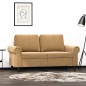 vidaXL 2-Sitzer-Sofa Braun 120 cm Samt vidaXL 2-Sitzer-Sofa Braun 120 cm Samt