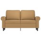 vidaXL 2-Sitzer-Sofa Braun 120 cm Samt vidaXL 2-Sitzer-Sofa Braun 120 cm Samt