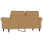 vidaXL 2-Sitzer-Sofa Braun 120 cm Samt vidaXL 2-Sitzer-Sofa Braun 120 cm Samt