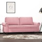 vidaXL 2-Sitzer-Sofa Rosa 140 cm Samt vidaXL 2-Sitzer-Sofa Rosa 140 cm Samt