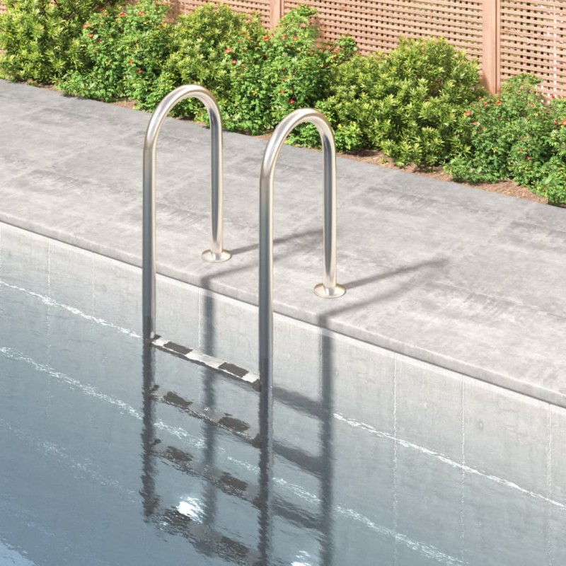 vidaXL Pool-Leiter 54x38x184,5 cm Edelstahl 304 vidaXL Pool-Leiter 54x38x184,5 cm Edelstahl 304