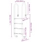 vidaXL Pool-Leiter 54x38x184,5 cm Edelstahl 304 vidaXL Pool-Leiter 54x38x184,5 cm Edelstahl 304