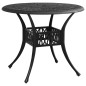 vidaXL 5-tlg. Bistro-Set Aluminiumguss Schwarz vidaXL 5-tlg. Bistro-Set Aluminiumguss Schwarz