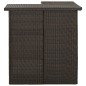 vidaXL 8-tlg. Gartenbar-Set mit Kissen Poly Rattan Braun vidaXL 8-tlg. Gartenbar-Set mit Kissen Poly Rattan Braun