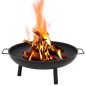 vidaXL Feuerschale 67,5x58x22,5 cm Stahl vidaXL Feuerschale 67,5x58x22,5 cm Stahl