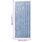 vidaXL Fliegenvorhang Blau und Weiß 100x200 cm Chenille vidaXL Fliegenvorhang Blau und Weiß 100x200 cm Chenille