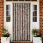 vidaXL Fliegenvorhang Beige und Hellbraun 100x200 cm Chenille vidaXL Fliegenvorhang Beige und Hellbraun 100x200 cm Chenille