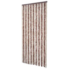 vidaXL Fliegenvorhang Beige und Hellbraun 100x200 cm Chenille