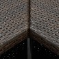 vidaXL 8-tlg. Gartenbar-Set mit Kissen Poly Rattan Braun vidaXL 8-tlg. Gartenbar-Set mit Kissen Poly Rattan Braun