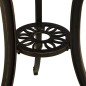 vidaXL Gartentisch Bronzen 62x62x65 cm Aluminiumguss vidaXL Gartentisch Bronzen 62x62x65 cm Aluminiumguss