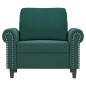vidaXL Sessel Dunkelgrün 60 cm Samt vidaXL Sessel Dunkelgrün 60 cm Samt