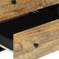 vidaXL Beistellschränke 2 Stk. Schwarz 60x33x75 cm Massivholz Mango vidaXL Beistellschränke 2 Stk. Schwarz 60x33x75 cm Massivholz Mango