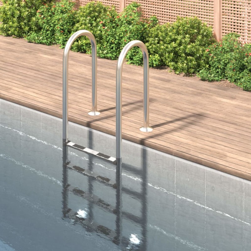 vidaXL Pool-Leiter 54x38x184,5 cm Edelstahl 304 vidaXL Pool-Leiter 54x38x184,5 cm Edelstahl 304