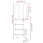 vidaXL Pool-Leiter 54x38x184,5 cm Edelstahl 304 vidaXL Pool-Leiter 54x38x184,5 cm Edelstahl 304
