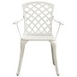 vidaXL 5-tlg. Bistro-Set Aluminiumguss Weiß vidaXL 5-tlg. Bistro-Set Aluminiumguss Weiß