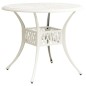vidaXL 5-tlg. Bistro-Set Aluminiumguss Weiß vidaXL 5-tlg. Bistro-Set Aluminiumguss Weiß