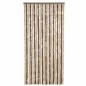vidaXL Fliegenvorhang Dunkelbraun und Beige 56x185 cm Chenille vidaXL Fliegenvorhang Dunkelbraun und Beige 56x185 cm Chenille