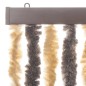 vidaXL Fliegenvorhang Dunkelbraun und Beige 56x185 cm Chenille vidaXL Fliegenvorhang Dunkelbraun und Beige 56x185 cm Chenille