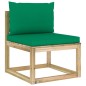 9-tlg. Garten-Lounge-Set mit Kissen Imprägniertes Kiefernholz 9-tlg. Garten-Lounge-Set mit Kissen Imprägniertes Kiefernholz