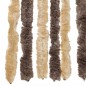 vidaXL Fliegenvorhang Dunkelbraun und Beige 56x185 cm Chenille vidaXL Fliegenvorhang Dunkelbraun und Beige 56x185 cm Chenille