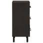 vidaXL Beistellschränke 2 Stk. Schwarz 60x33x75 cm Massivholz Mango vidaXL Beistellschränke 2 Stk. Schwarz 60x33x75 cm Massivholz Mango