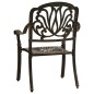 vidaXL 5-tlg. Bistro-Set Aluminiumguss Bronzen vidaXL 5-tlg. Bistro-Set Aluminiumguss Bronzen
