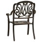 vidaXL 5-tlg. Bistro-Set Aluminiumguss Bronzen vidaXL 5-tlg. Bistro-Set Aluminiumguss Bronzen