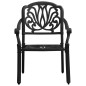 vidaXL 3-tlg. Bistro-Set Aluminiumguss Schwarz vidaXL 3-tlg. Bistro-Set Aluminiumguss Schwarz