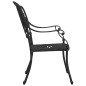 vidaXL 3-tlg. Bistro-Set Aluminiumguss Schwarz vidaXL 3-tlg. Bistro-Set Aluminiumguss Schwarz