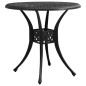 vidaXL 3-tlg. Bistro-Set Aluminiumguss Schwarz vidaXL 3-tlg. Bistro-Set Aluminiumguss Schwarz
